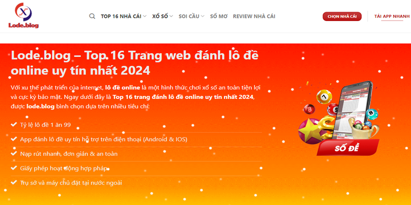Lode.blog – App lô đề uy tín số 1 Việt Nam