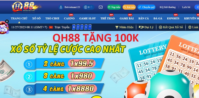 Điều kiện để dễ dàng nhận QH88 tặng 100k
