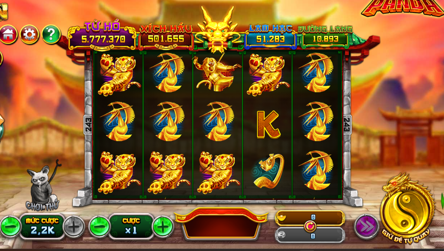Nổ hũ KungFu Panda