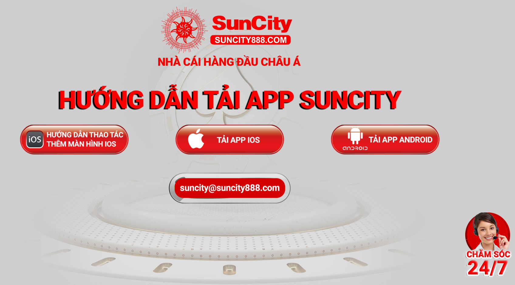 Đăng ký SUNCITY nhanh, đơn giản chỉ với 3 bước cơ bản