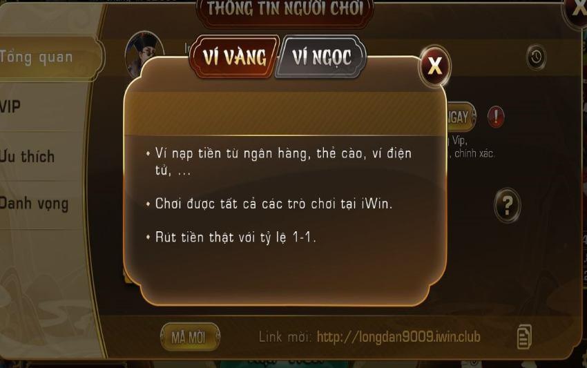 Ví ngọc và ví vàng trong Taiiwin24h.net